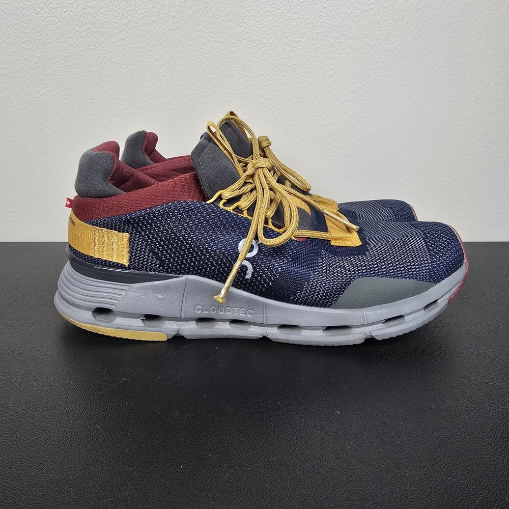On Shoes Mens 8 Blue Denim Ruby Cloudnova Performance Running Athletic Sneakers